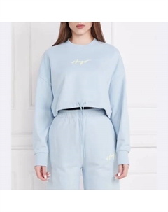 Укороченный свитшот Dellive, синий Hugo