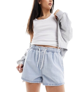 Светло-голубые джинсовые шорты DESIGN Asos