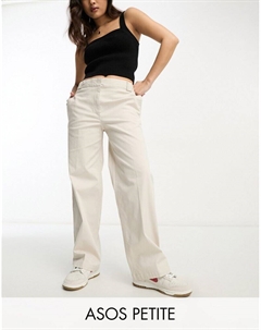 Свободные брюки бойфренда DESIGN Petite Asos