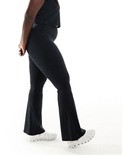 Черные облегающие леггинсы для йоги 4505 Curve Icon Soft Touch Asos