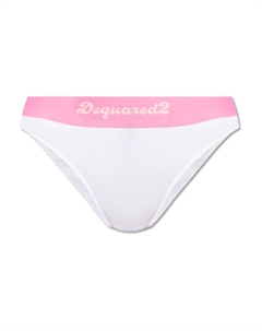 Трусы с логотипом, белый Dsquared2