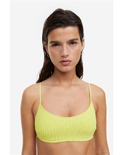 Мягкий топ бикини, зеленый лайм H&m