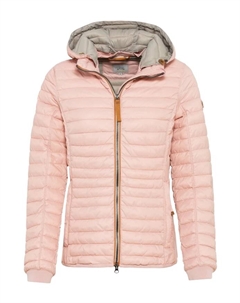 Слегка утепленная стеганая куртка из переработанного полиамида, розовый Camel active