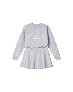 Женское платье с длинными рукавами, цвет Clear clouds and gray flowers Fila