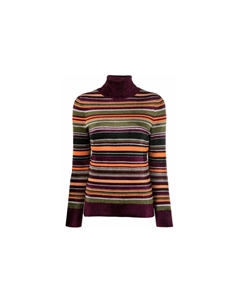 Свитер женский в полоску, коричневый Saint laurent