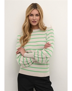 Вязаный свитер KAMALA, цвет feather gray melange green Kaffe