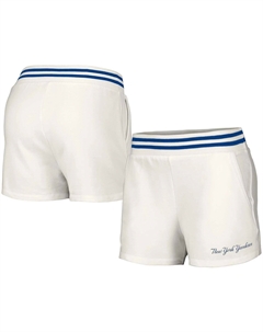 Женские белые шорты с карманами Tri-Blend New York Yankees Maeg в стиле Lusso Unbranded