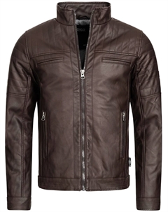 Межсезонная куртка Brook, темно коричневый Indicode jeans