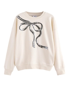 Свитер Sweatshirt, белый Next