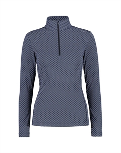 Толстовка на молнии Printed Sweat Half Zip 31L1026, синий Cmp