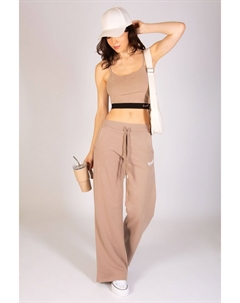 Широкие женские джоггеры Essential, коричневый Pineapple