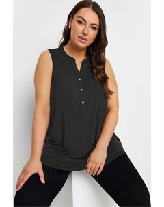 Блузка без рукавов, черный Yours curve