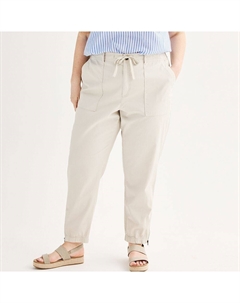 Брюки-джоггеры больших размеров Core Utility, цвет Sand Trap Sonoma goods for life