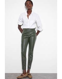 Леггинсы Paige из искусственной кожи с высокой посадкой, зеленый Monsoon