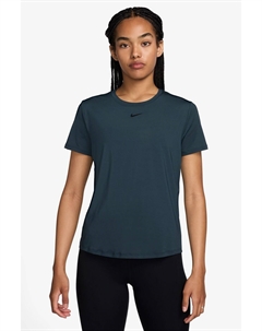 Один классический топ с короткими рукавами Dri Fit, бирюзовый Nike