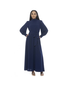 Женское платье макси с блузкой и рукавами Isaliah Mockneck, цвет Cobalt Alexia admor