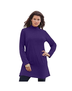 Женская туника больших размеров Mockneck Ultimate, цвет Midnight Violet Roaman's