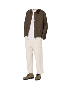 Брюки-карго унисекс молочно-белые, слоновая кость Uniqlo