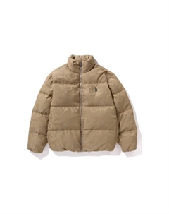 BAPE Тональный однотонный камуфляжный пуховик, зеленый A bathing ape®