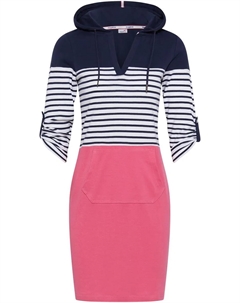 Платье из джерси, колор-блок, с капюшоном - НОВАЯ КОЛЛЕКЦИЯ, малиновый Kangaroos