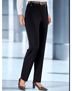 Брюки со складками, черный Classic basics