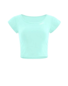 Укороченный топ "AET137LS", функциональный, легкий и мягкий укороченный, мятный Winshape