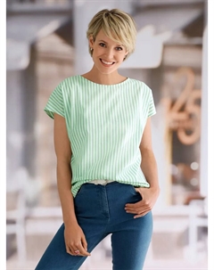 Блуза-комбинация, цвет Eucalyptus-Gestreift Classic basics