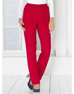 Брюки с эластичной талией, красный Classic basics