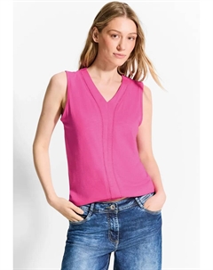 Майка с вышивкой, розовый Cecil