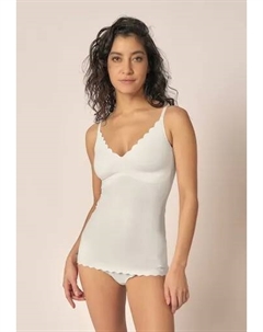 Узкая майка "Micro Essentials" (1 шт.), съемные подушечки и регулируемые бретели, белый Skiny