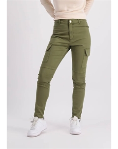 Брюки-карго " Женские - Брюки-карго на молнии Wmn", оливковый Alpha industries