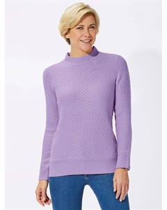 Свитер с воротником стойкой "Пуловер", цвет Flieder Classic basics