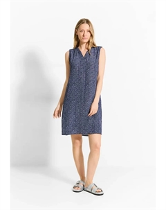 Летнее платье из вискозы, синий Cecil