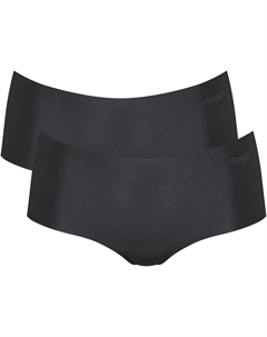 Трусы "ZERO Microfibre 2.0 Short 2P" (2 шт. в упаковке), бесшовные и невидимые, черный Sloggi