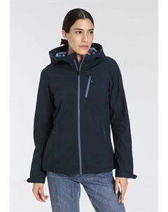 Куртка из софтшелла с капюшоном, синий Killtec