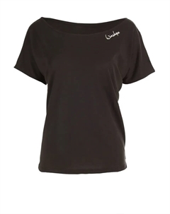 Рубашка оверсайз "MCT002", ультралегкая, черный Winshape