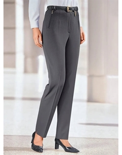 Брюки со складками, серый Classic basics