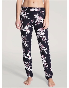 Брюки для дома "Favourites Dreams", брюки для отдыха с цветочным узором, брюки с цветочным принтом, синий Calida