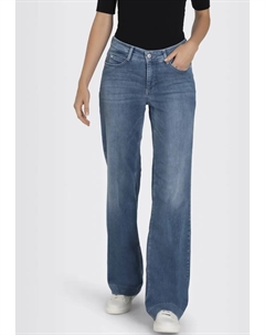 Широкие джинсы "DREAM WIDE", с широкими штанинами - стрейч, цвет Summer Mid Blue Mac