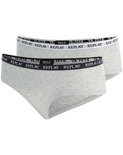 Трусики "Lady Culotte Style 1 - 2шт. Набор "Водопад" (2 шт. в упаковке), серый Replay