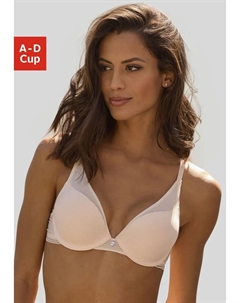 Бюстгальтер пуш-ап "Zoè" из модной сетки в полоску, цвет Rose S.oliver