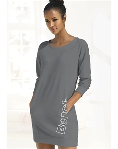 Платье-свитшот Loungewear с логотипом сбоку Loungewear, белый Bench