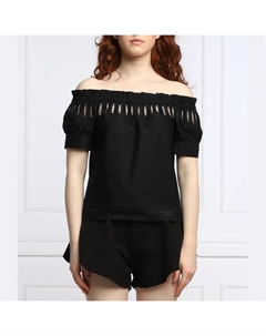 Блузка стандартного кроя, черный Liu jo