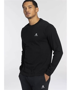 Рубашка с длинными рукавами "GO-TO EMBROIDERED STAR CHEVRON LONG SLEEVE TEE", унисекс, черный Converse