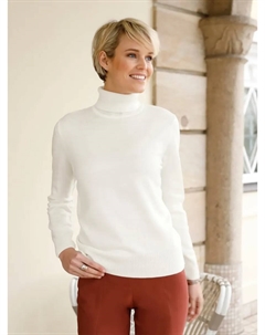 Свитер с высоким воротником "Пуловер", цвет Ecru Classic basics