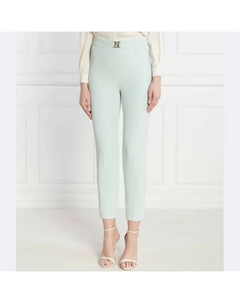 Узкие брюки-сигареты, зеленый Elisabetta franchi
