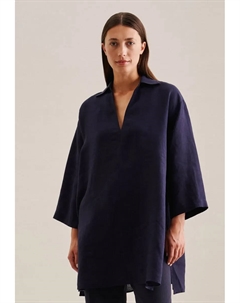 Туника "Черная роза", синий Seidensticker