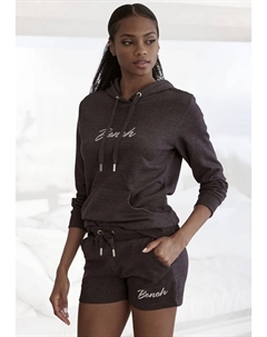 Толстовка с капюшоном Loungewear "-Lounge Hoodie-", с блестящей вышивкой логотипа, одежда для дома, костюм для отдыха Loungewear, антрацит Bench