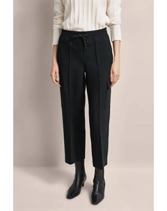 Брюки с 5 карманами и накладными карманами, черный Bugatti