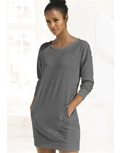Платье-свитшот Loungewear с логотипом сбоку Loungewear, черный Bench